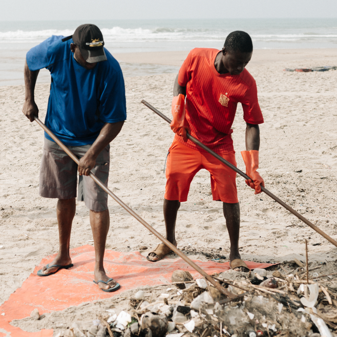 support beach cleans in africa
